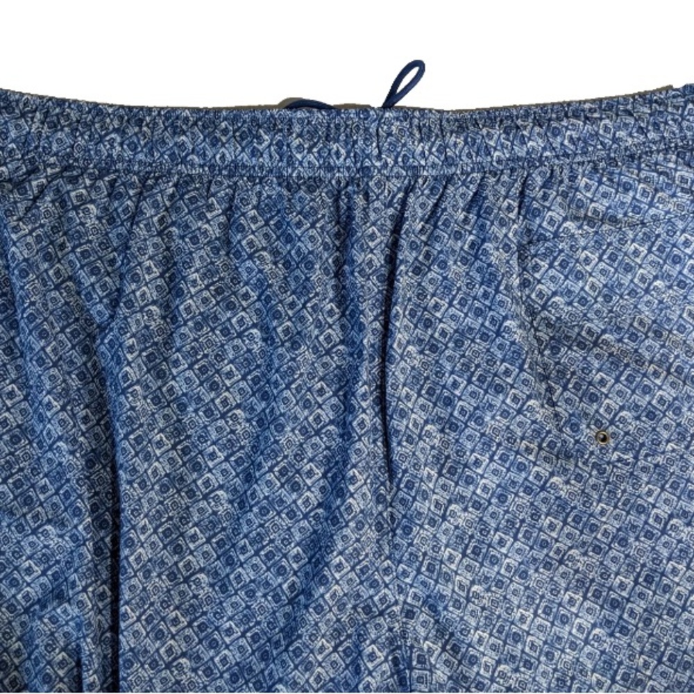 NEW 4XB Big Mens Roundtree & Yorke Caribbean Swim Trunks Quick Dry 9"I Navy - Picture 6 of 8